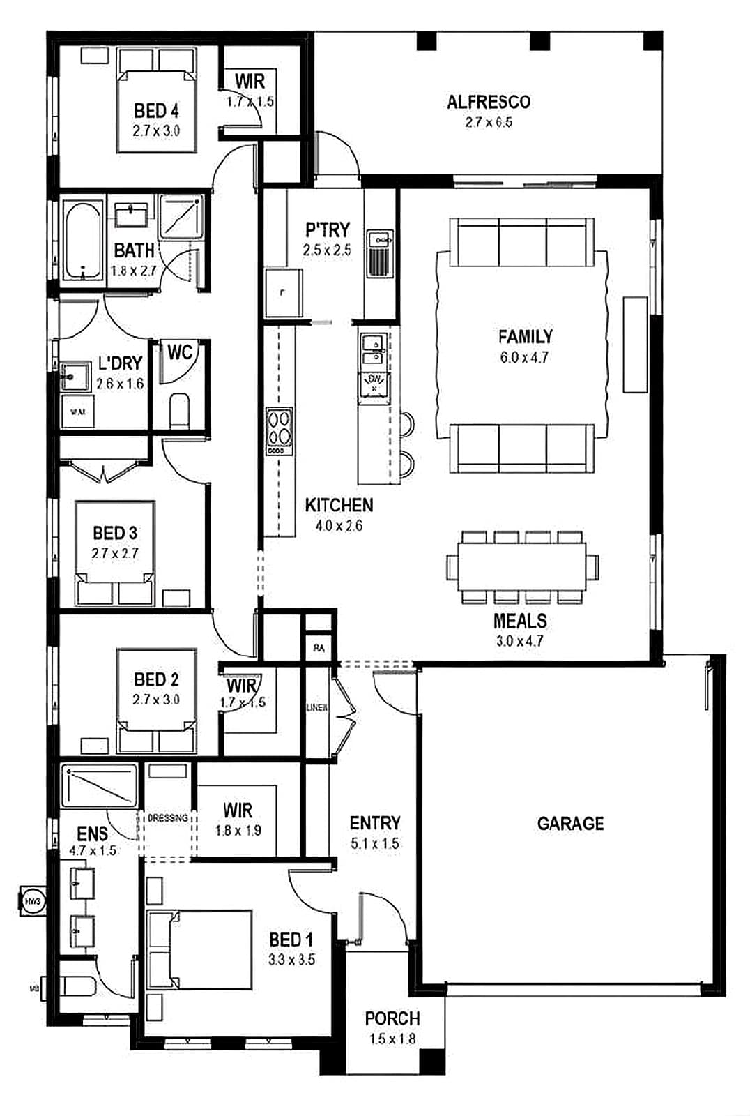 Aspen 39 floorplan